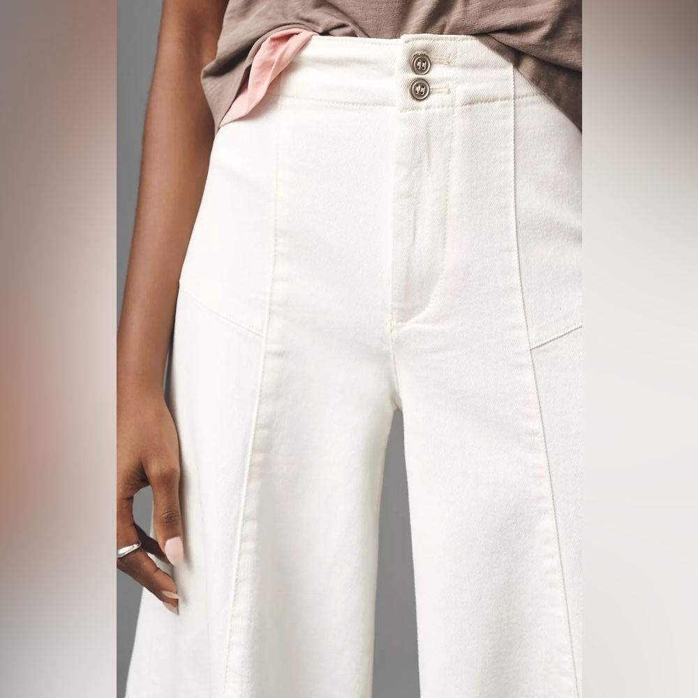 Pilcro Anthropologie The McKinley Regenerative Cotton Corset Wide-Leg - Picture 7 of 15